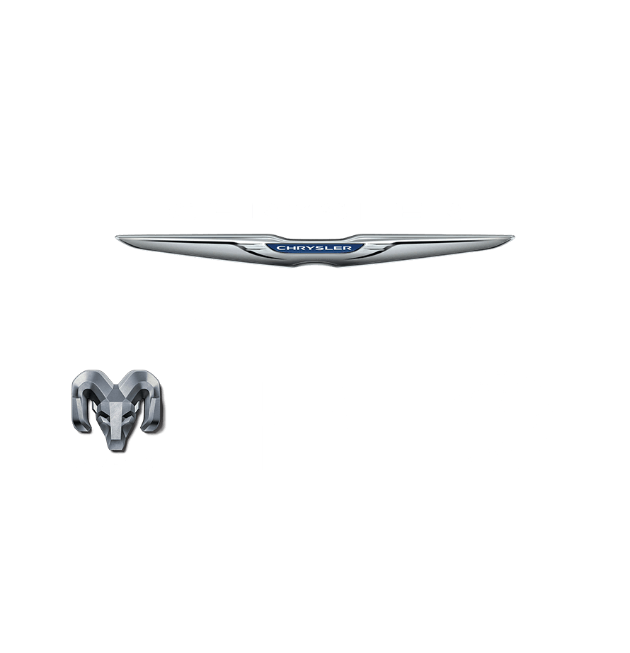 Chrysler, Dodge, Jeep, RAM, Fiat, Alfa Romeo Logos