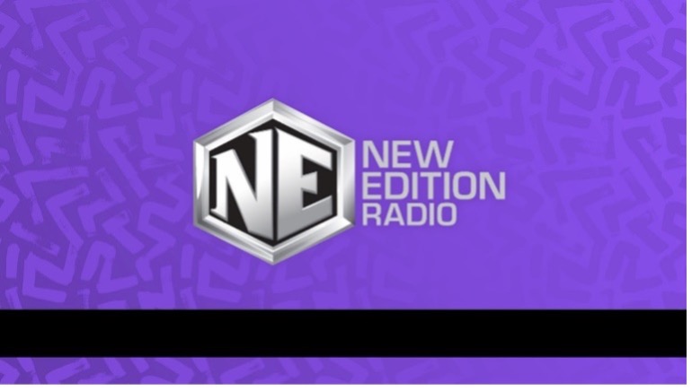 Logo for the New Edition Radio station