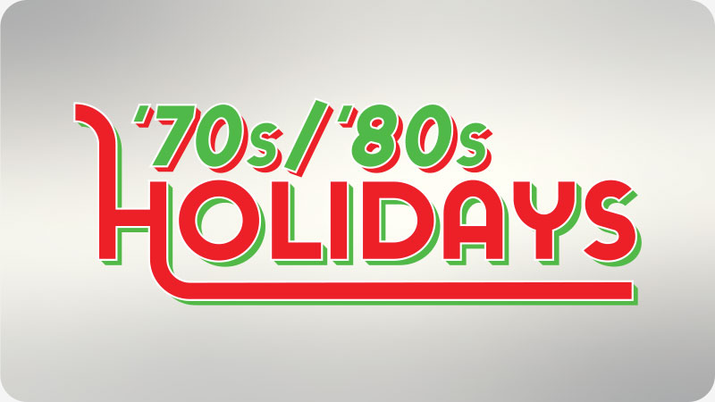 Logo for '70s '80s Holidays